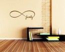 Infinity Family Quotes Wall Decal Quotes Vinyl Art Stickers